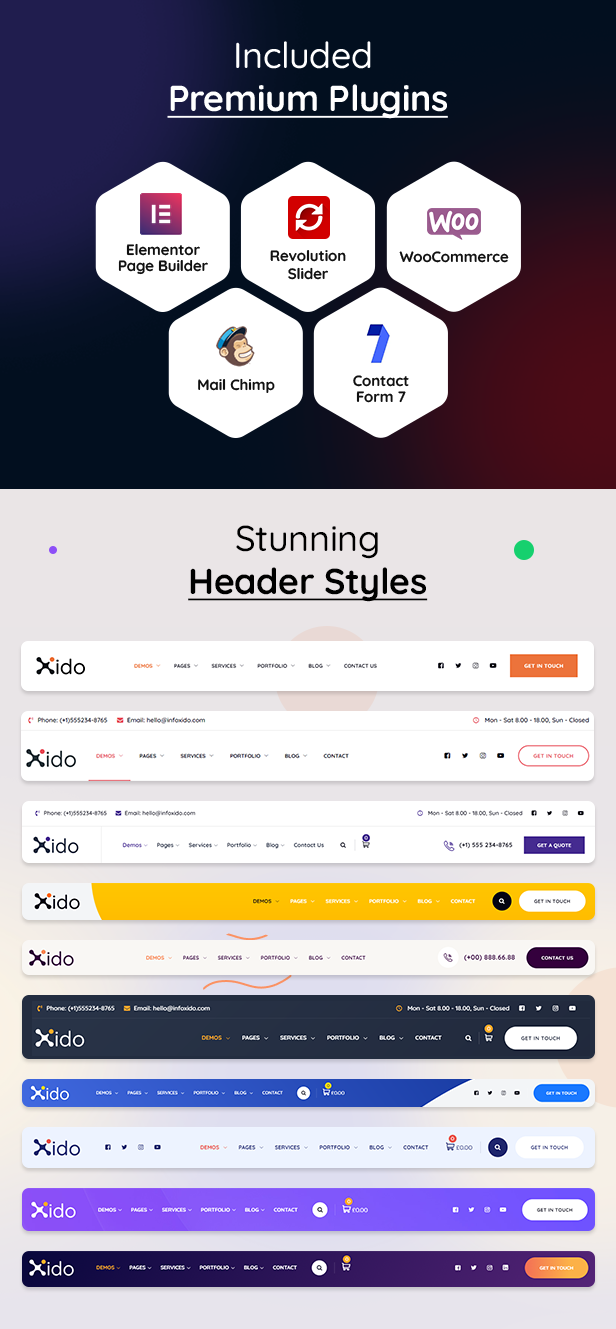 Xido WordPress Theme